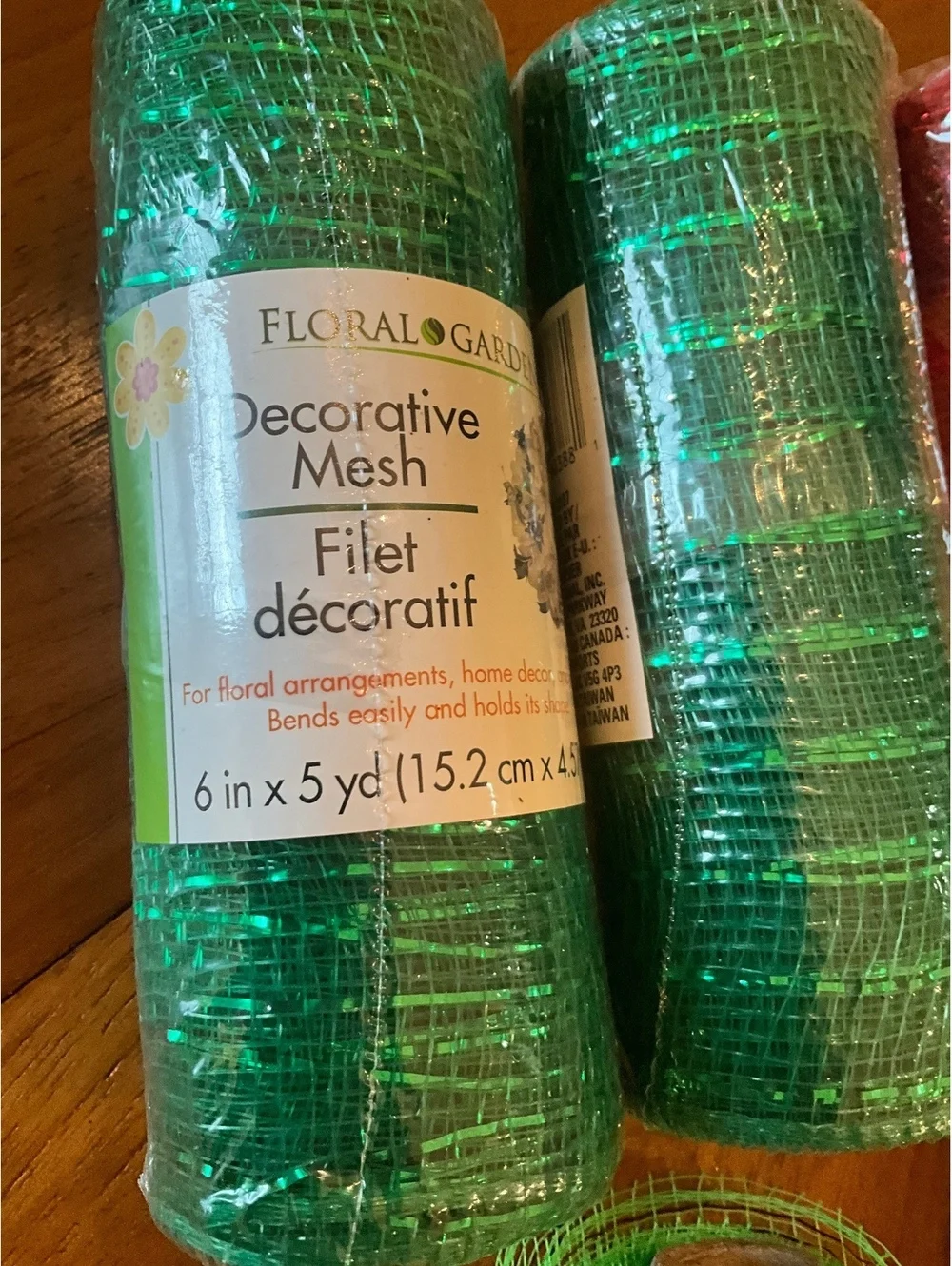 Red & Green Deco Mesh Bundle